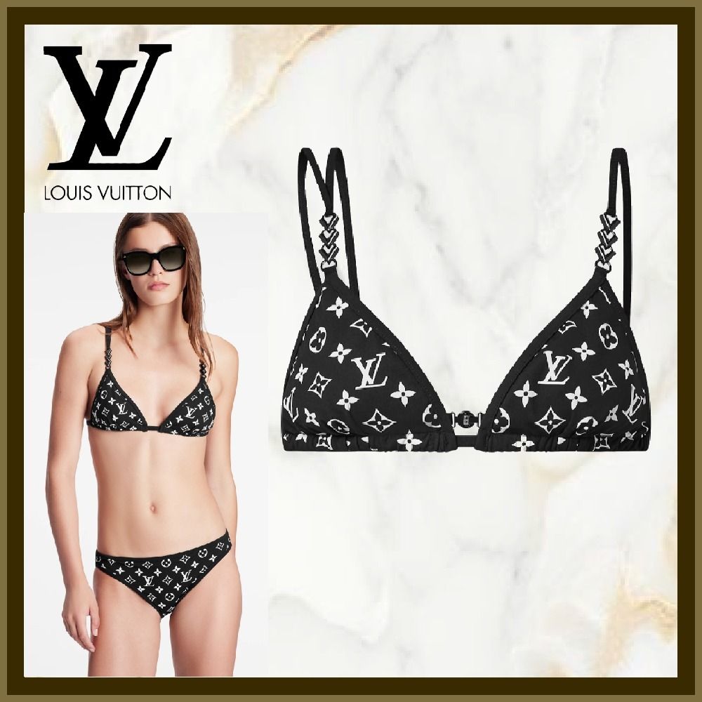 ☆セットで着たい♪【ルイヴィトン】水着 ビキニ トップ☆ (Louis
