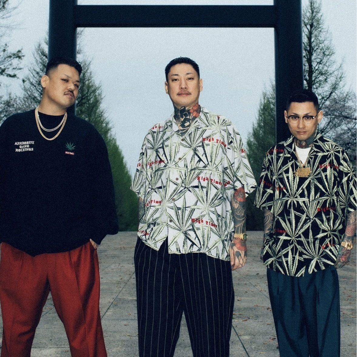 バダサイ着用】ワコマリア×ハイタイムズ マリファナシャツ (WACKO