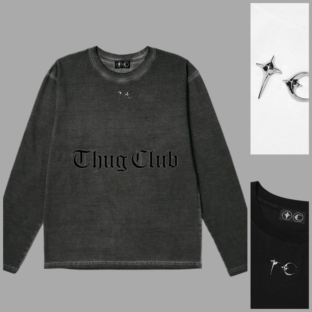 THUG CLUB]☆Basic Sleeve 長袖Tシャツ ☆韓国大人気☆ (Thug Club/T
