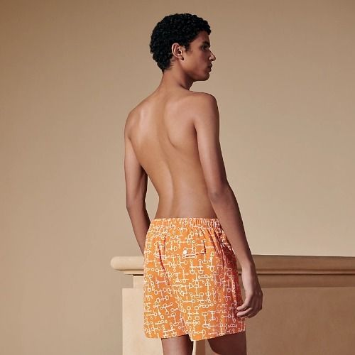 HERMES エルメス スイム トランクス デクパージュ・ドゥ・H 水着