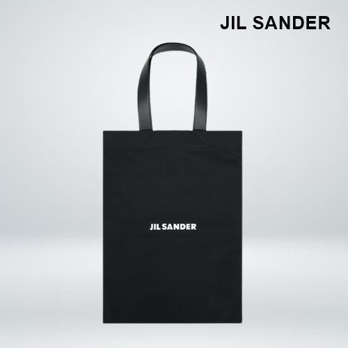 Jil Sander ジルサンダー ロゴ キャンバス トートバッグ (Jil Sander