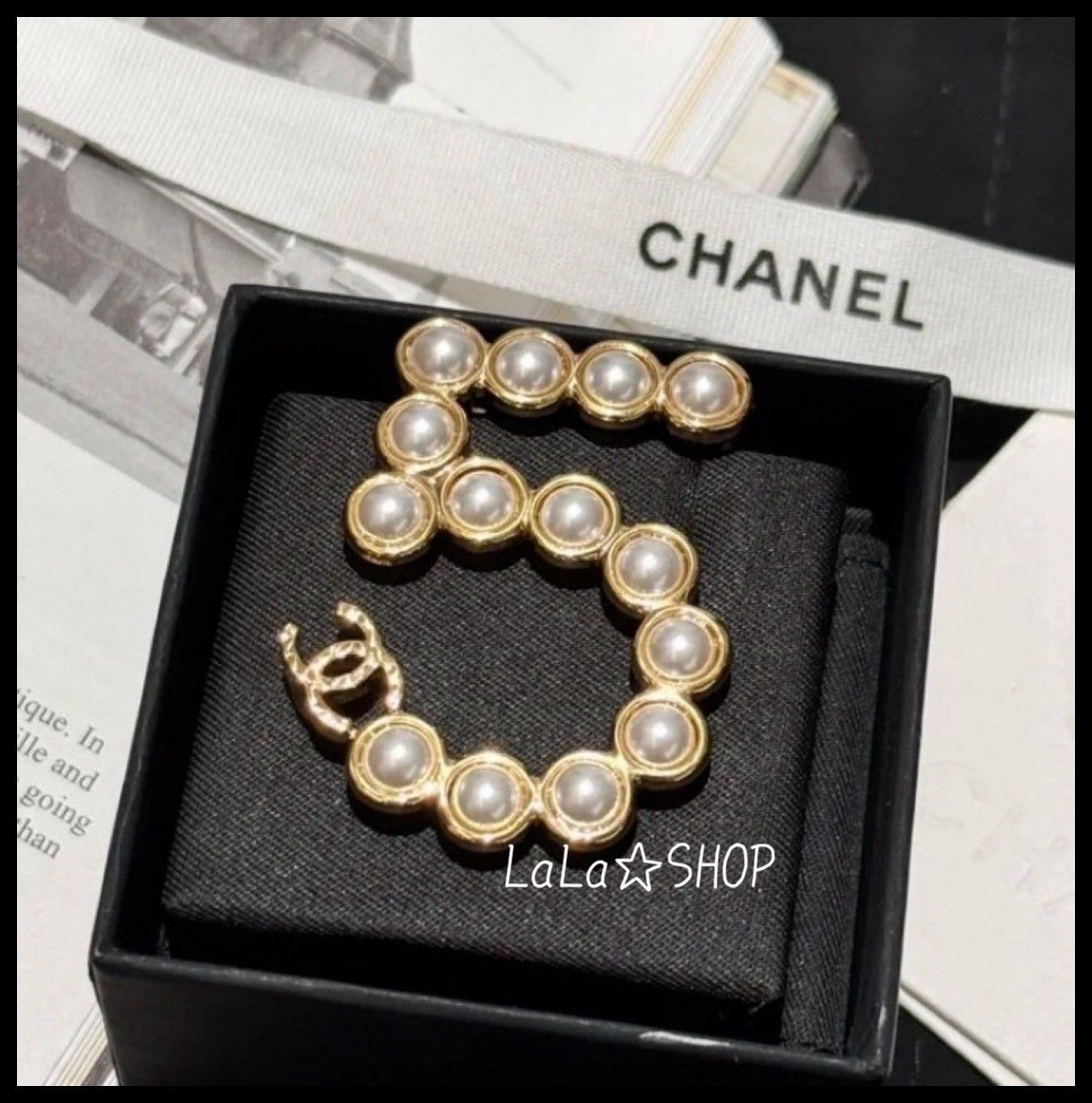 パーツでお上品に】シャネル No.5 ブローチ (CHANEL/ブローチ