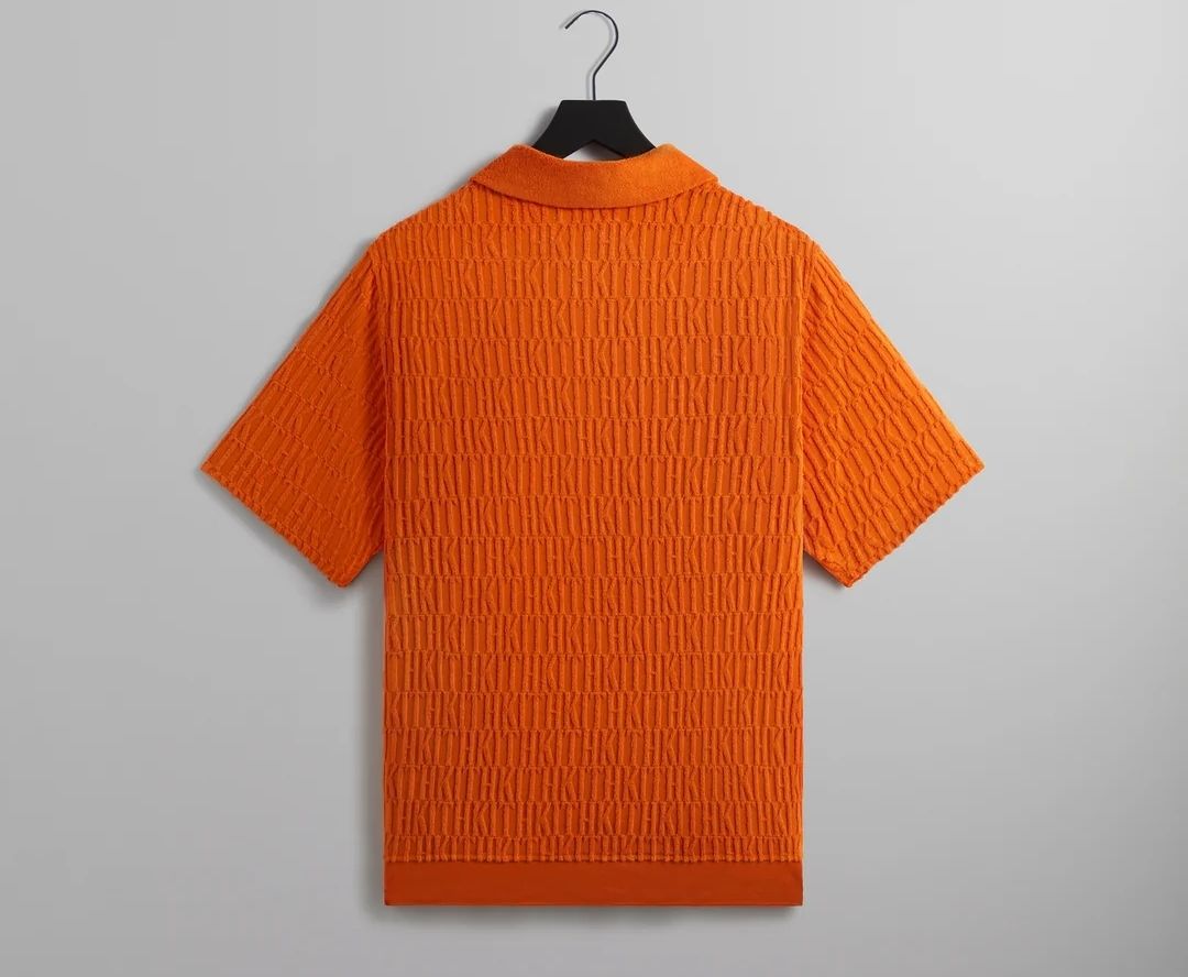 ☆24SS 最新作☆Kith Monogram Leo Terry Polo (KITH NYC/ポロシャツ