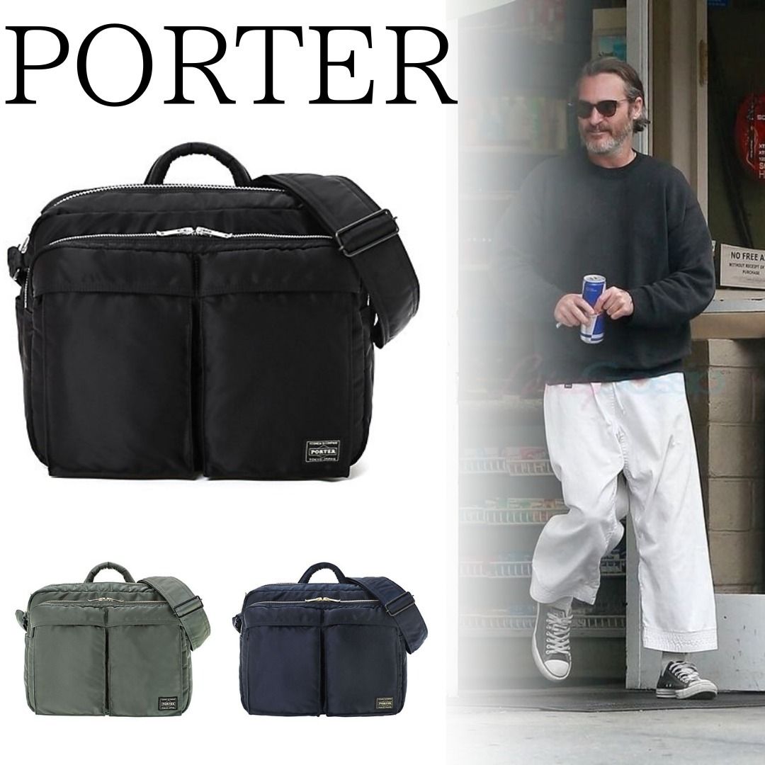 □PORTER□ポーター TANKER SLING BAG W zip(XL) unisex (PORTER
