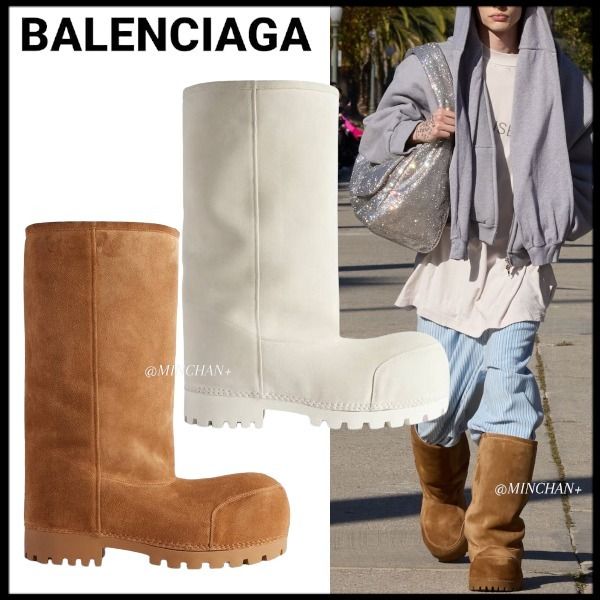 BALENCIAGA】ALASKA FUR ハイブーツ (BALENCIAGA/ロングブーツ