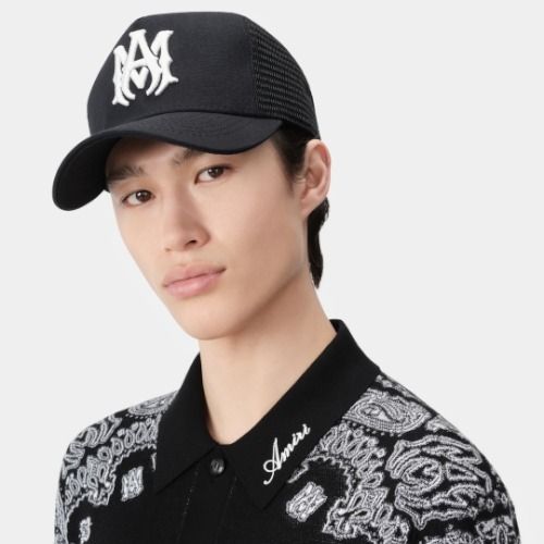 Amiri】アミリ MA ロゴ トラッカー ハット キャップ メッシュ (AMIRI