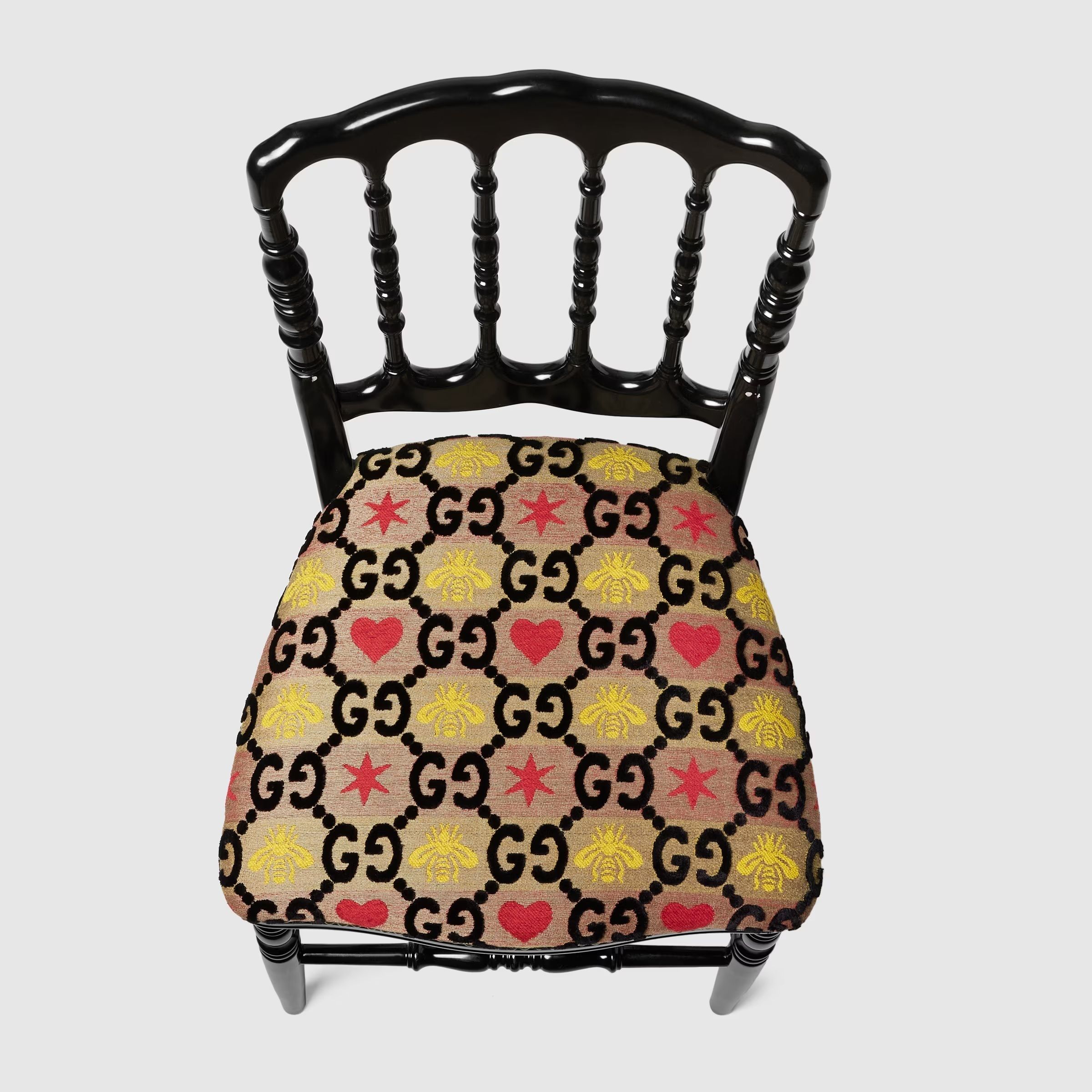 国内発| GUCCI Francesina GGジャカード ウッドチェア (GUCCI/椅子