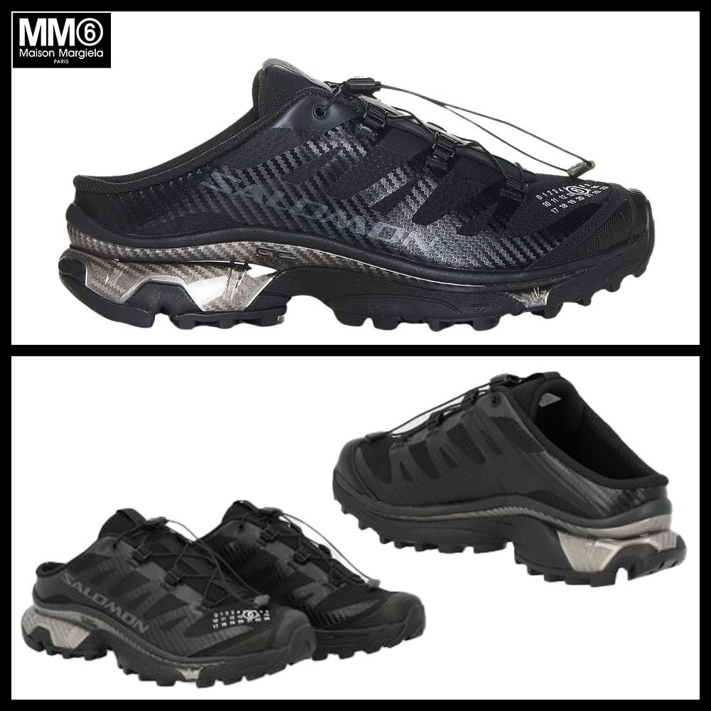 ☆MM6 x Salomon☆XT-4 MULE BLACK SILVER☆大人気☆ (MM6 Maison