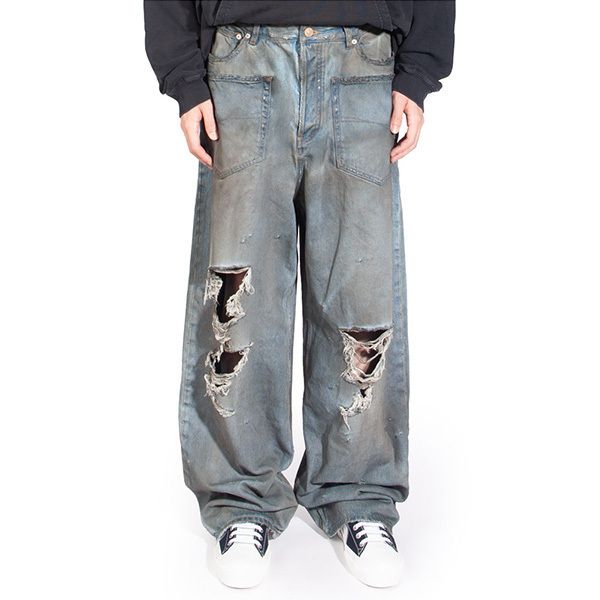 関税込み】 ☆BALENCIAGA☆ PATCHED ポケット バギー ジーンズ