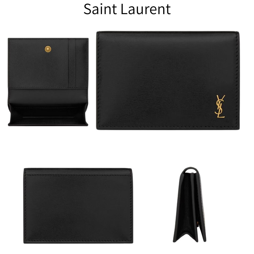 美品☆SAINT LAURENT サンローラン カードケース 名刺入れ Yves Saint