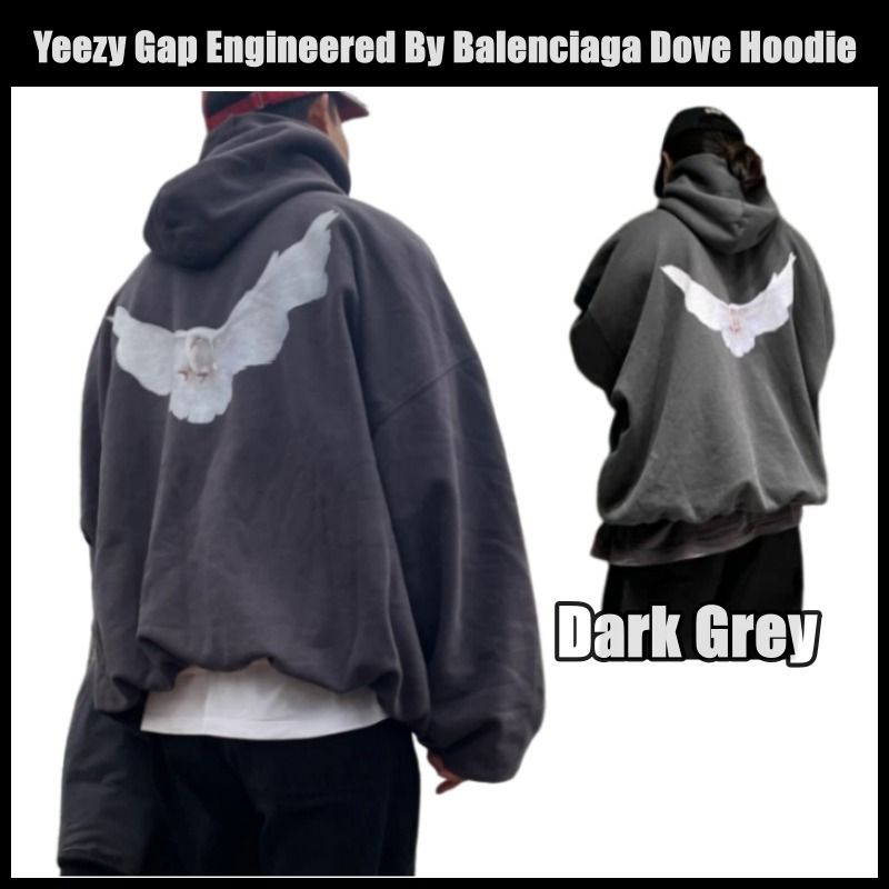 Yeezy Gap Engineered By Balenciaga Dove Hoodie Dark Grey (YEEZY