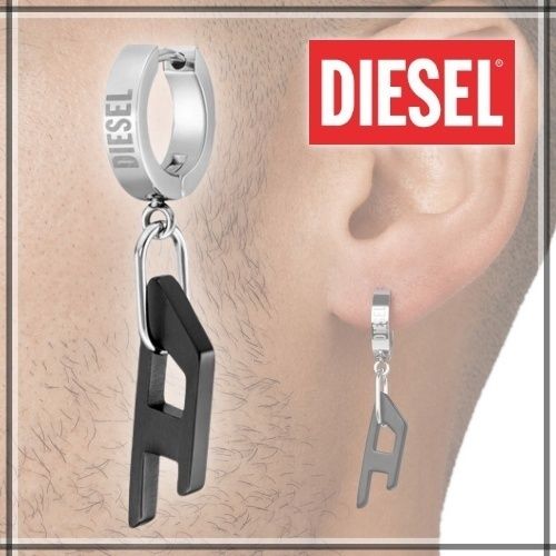 早い者勝ち!!! DIESEL / ディーゼル ◇ フープピアス｜Dx1418 (DIESEL