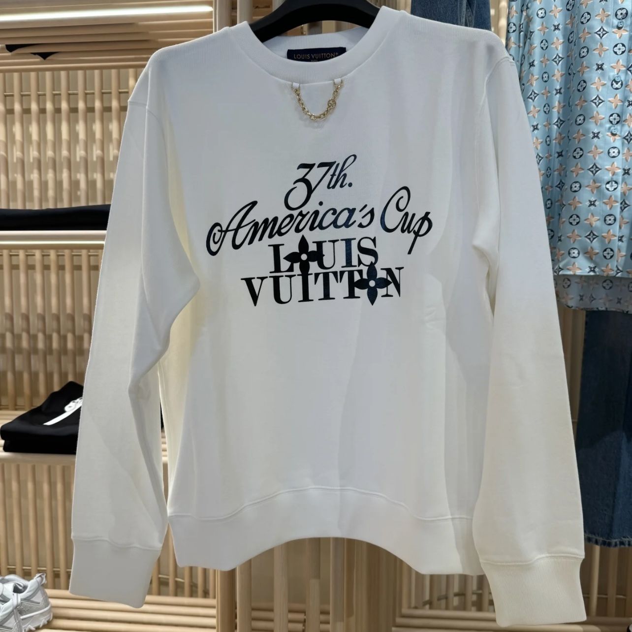 着回し力抜群！】ルイヴィトン 長袖 スウェット トレーナー (Louis