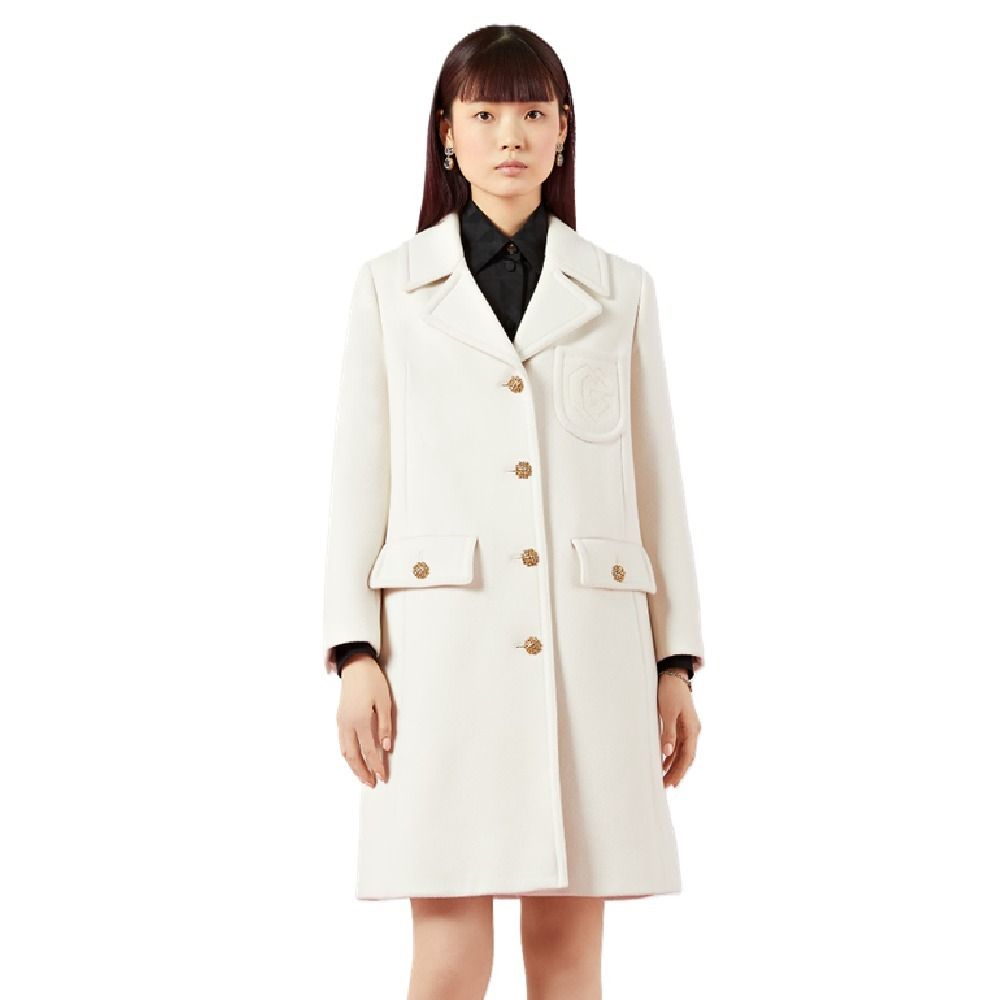 2025SS グッチ ダブルG エンブロイダリー ウール コート (GUCCI/コート