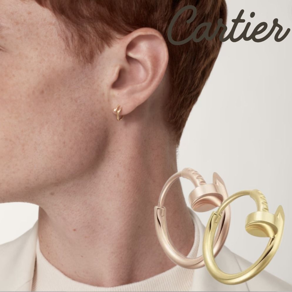 CARTIER】ジュスト アン クル シングル イヤリング (Cartier/ピアス