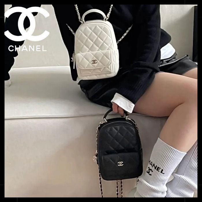 ◇多彩な持ち方が楽しめる◇CHANEL ミニ バックパック (CHANEL/バック