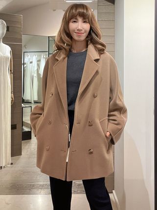 MaxMara☆最新作 101801 ウール&カシミア コートREBUS☆関税込み (Max