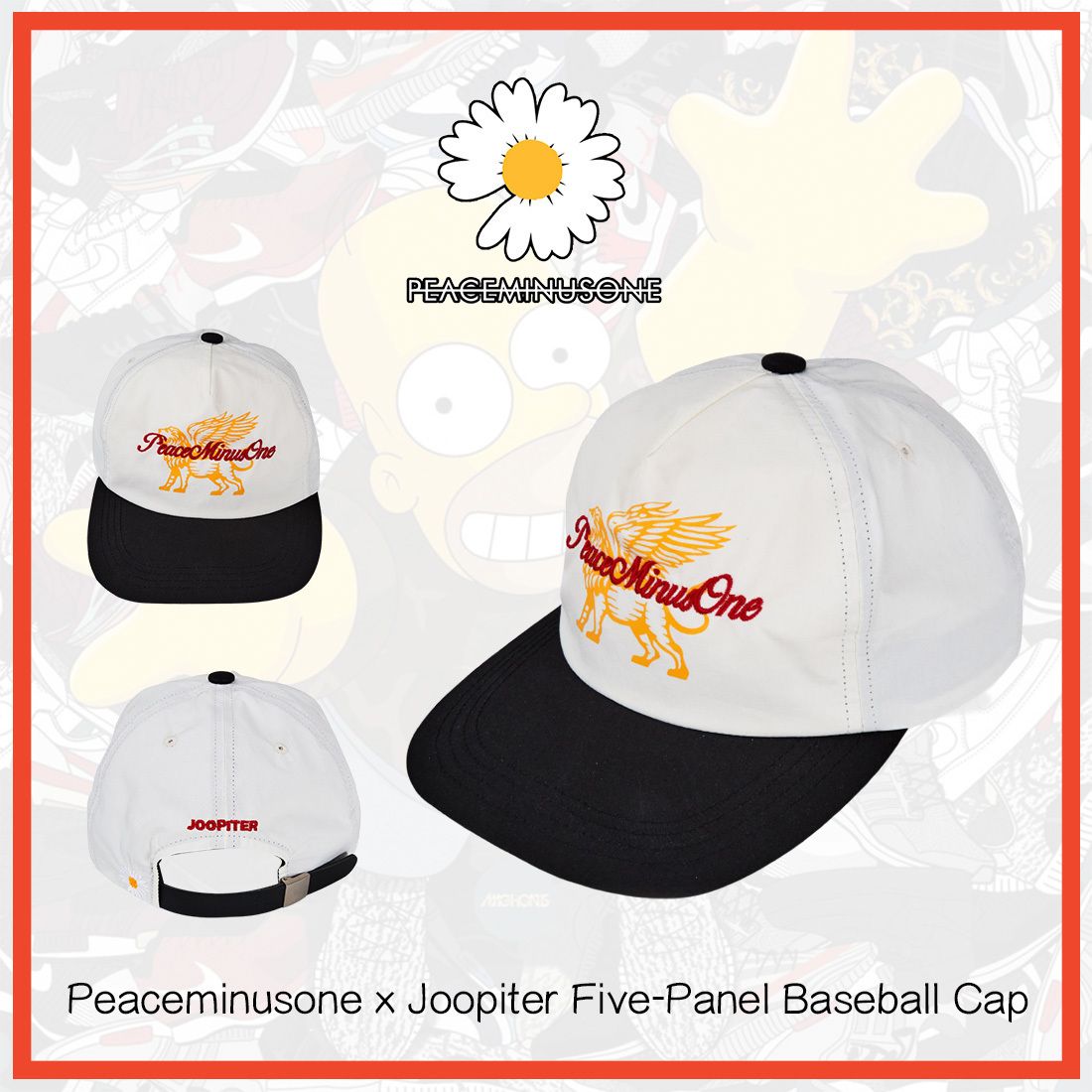 PEACEMINUSONE コットンキャップ白 正規品