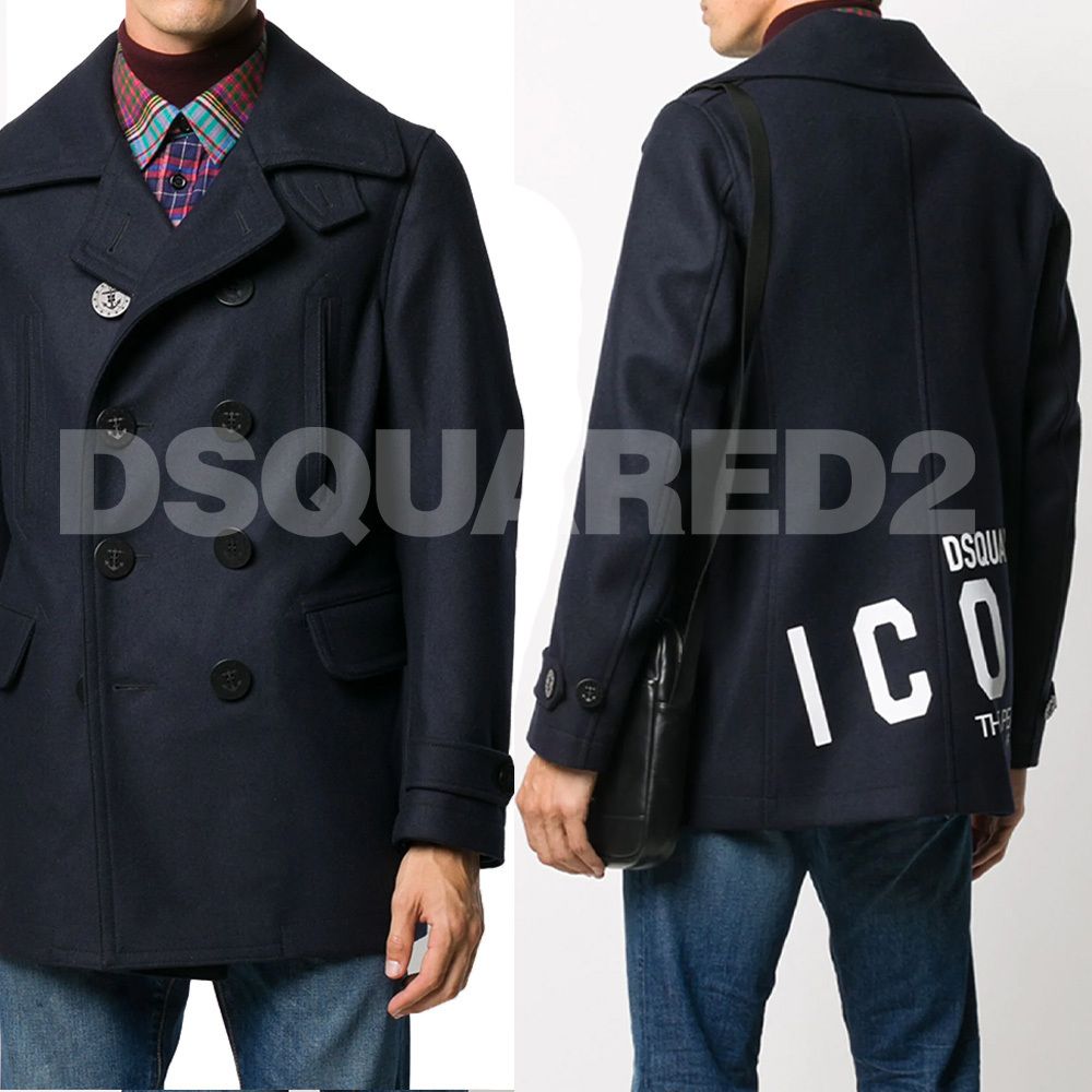DSQUARED2 ディースクエアード 22-23AW 25周年限定 ICON Pコート (D