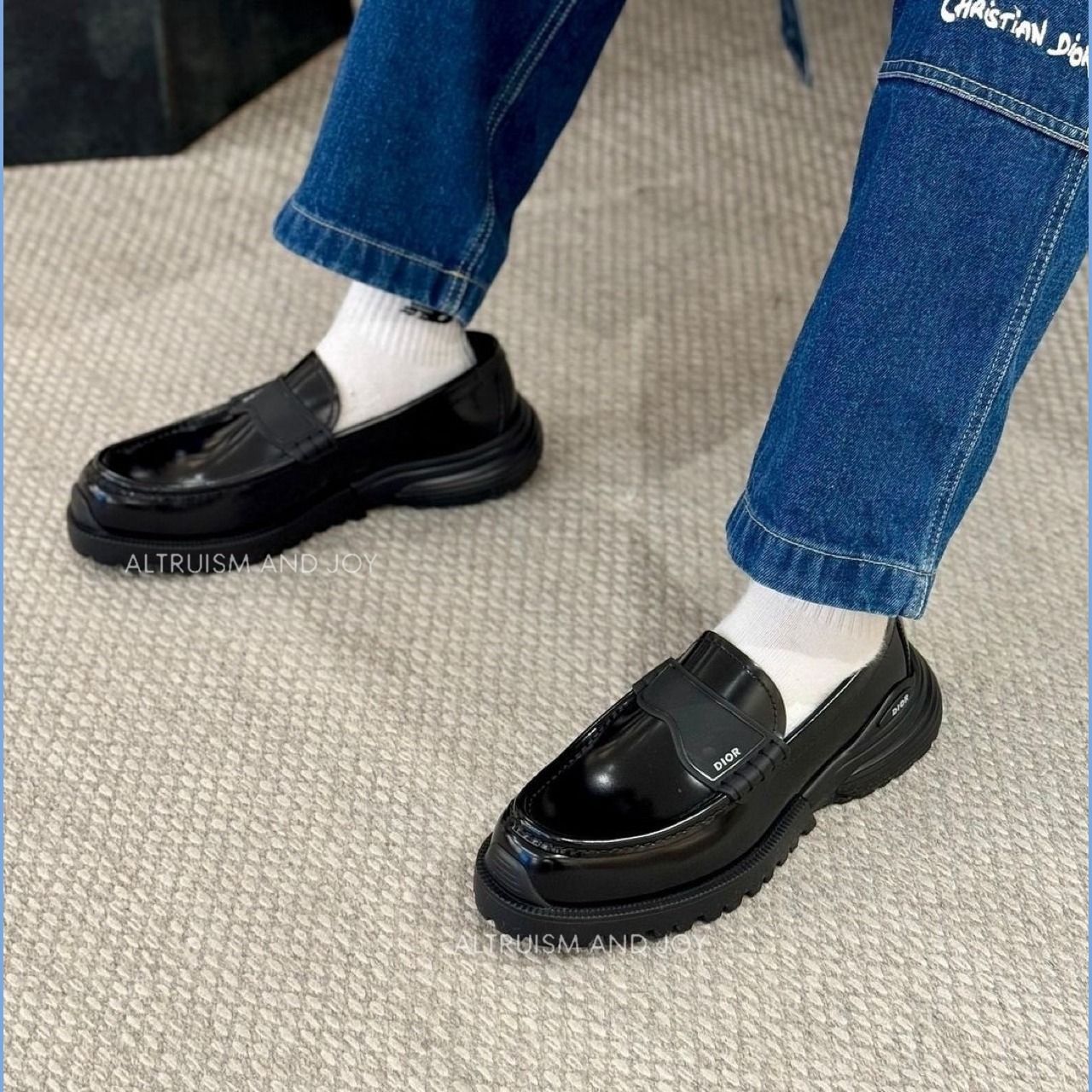 ☆ハイブリッドシルエット♪】DIOR Dior Combat ローファー (Dior