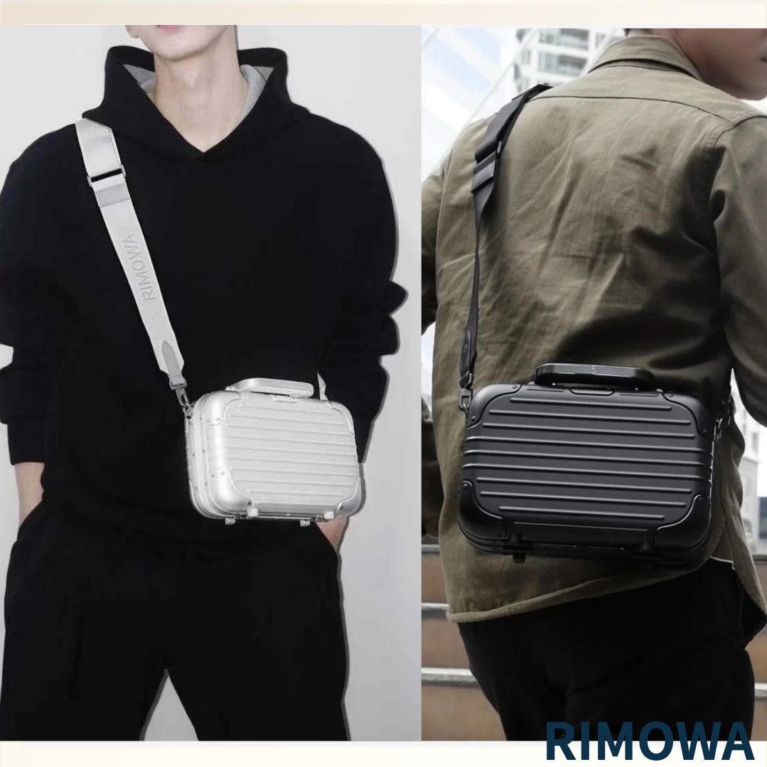 抜群の強度の個性派デザイン《RIMOWA》アルミショルダーバッグ (RIMOWA