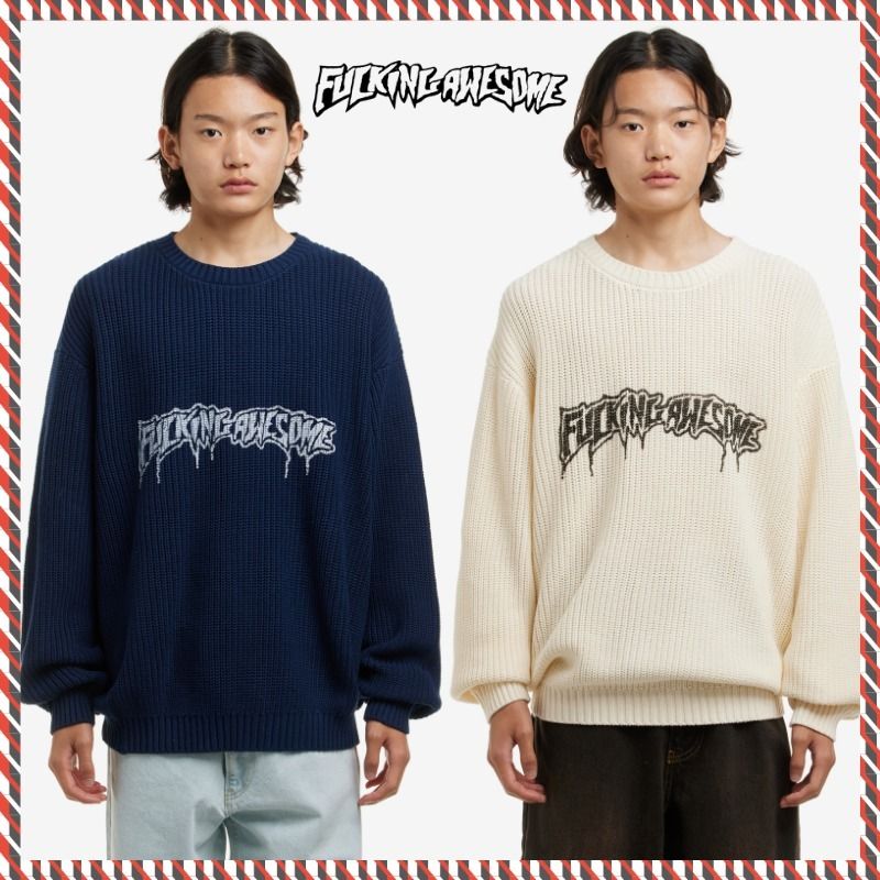 FUCKING AWESOME】DRIP LOGO SWEATER ニット (Fucking Awesome/ニット