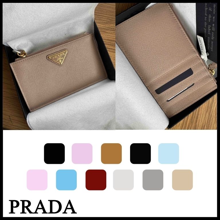 PRADA】プラダ サフィアーノレザー カードホルダー (PRADA/カード