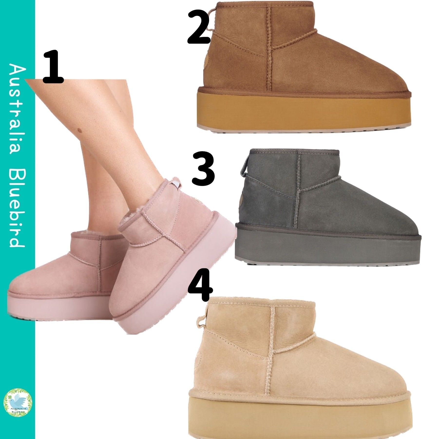 ☆Emu☆Stinger Micro Platform 厚底ブーツ プラットフォーム5cm (EMU