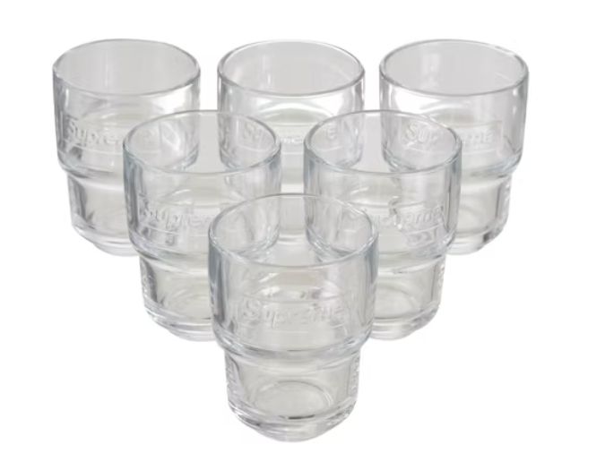 ☆24AW WEEK12☆Supreme La Rochere Water Glasses (Set of 6