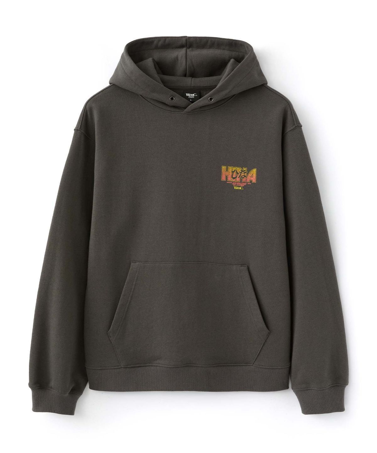 WMC x HINA 】Rockstar Hooded CHARCOAL GREY QWER (パーカー
