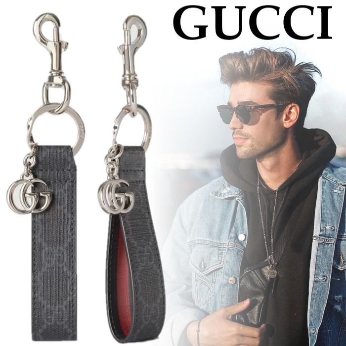 国内直営**GUCCI**ダブルG GG キーチェーン キーチャーム (GUCCI/キー