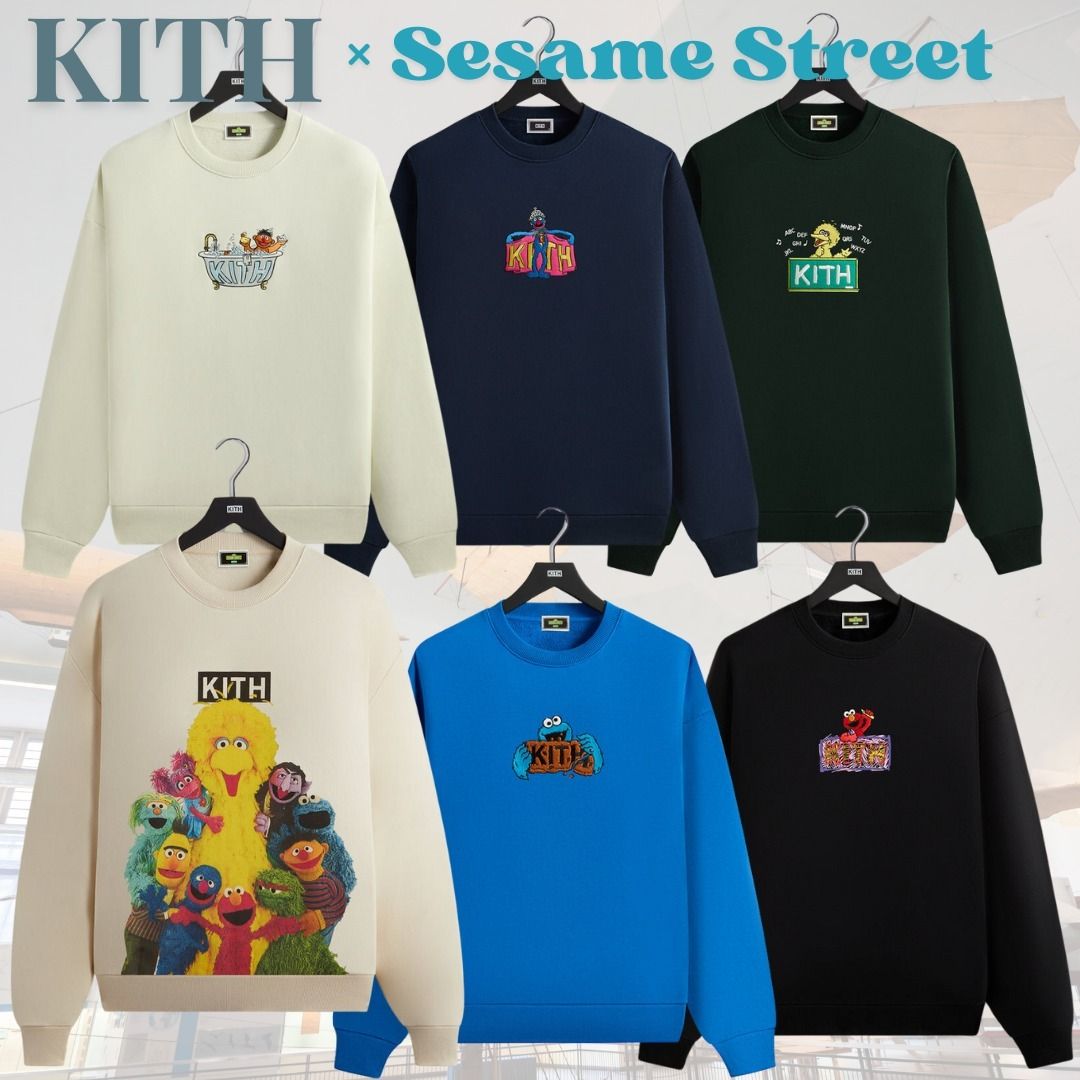 コラボ【KITH NYC×Sesame Street】セサミ スウェットシャツ (KITH NYC