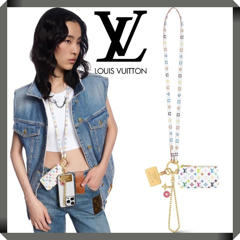 Louis Vuitton☆ TM 村上隆コラボ【LV×TM フォーンホルダー】 (Louis