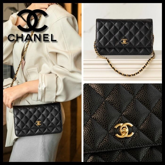 ◇新作ターンロック◇CHANEL チェーンウォレット マトラッセ (CHANEL