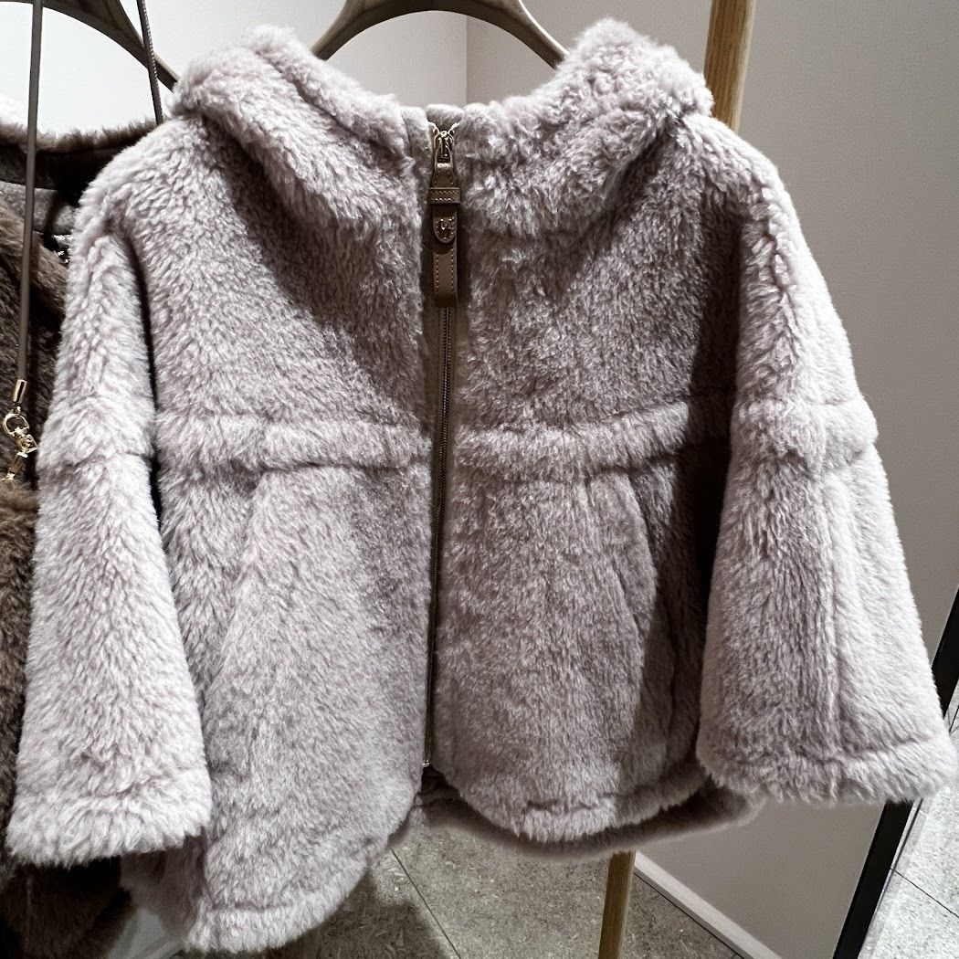 ♪直営店￥♪Max Mara PETALO テディベア ケープ (Max Mara/ポンチョ