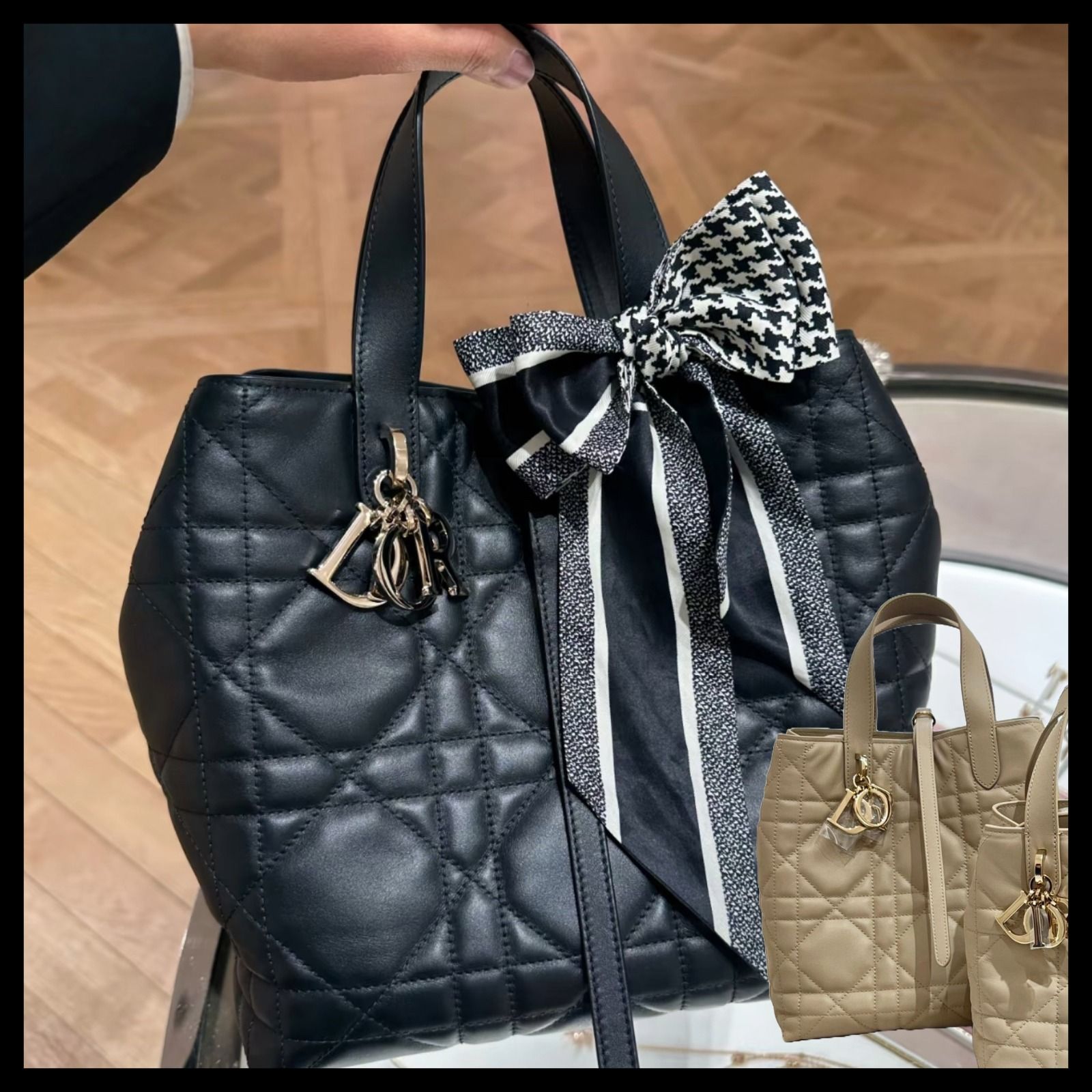 上品♪】Dior Toujours バーティカル トートバッグ ミディアム (Dior