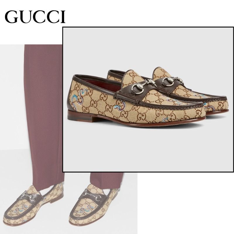 25新作 グッチ メンズ ホースビット1953 ローファー GG (GUCCI/ドレス