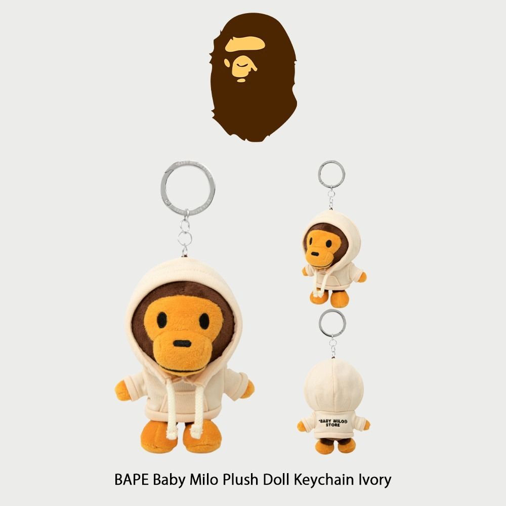 A BATHING APE キーホルダー ぬいぐるみ BAPE】 正規品☆ Baby Milo
