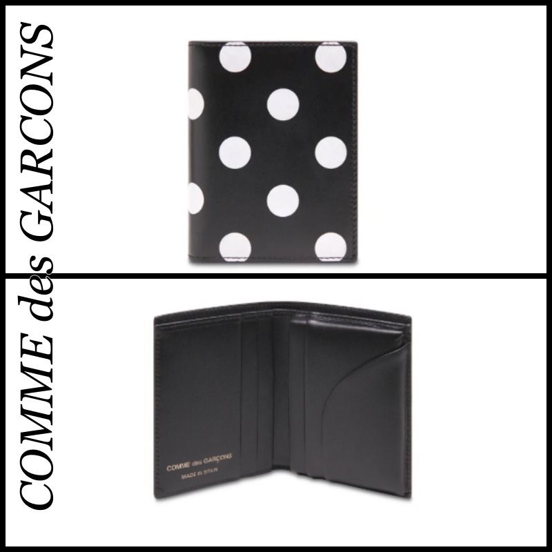 関税込】◇COMME des GARCONS◇レザー ドット カードホルダー (COMME