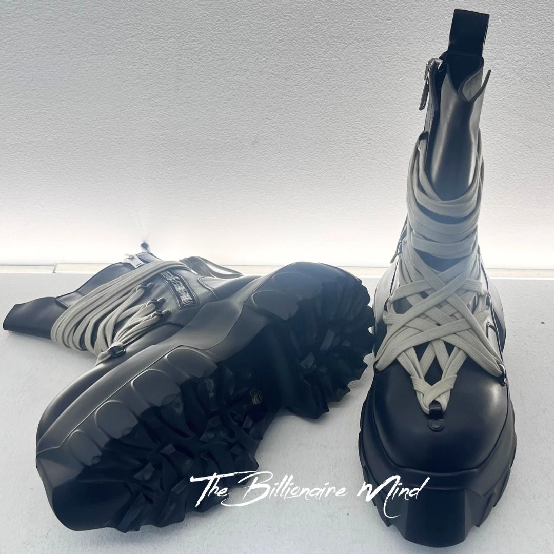 RICK OWENS リックオウエンス メガレース トラクターブーツ 黒 (RICK