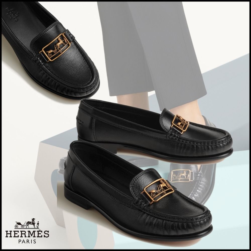 25新作 エルメス モカシン ケッシー レディース ナッパグラッセ