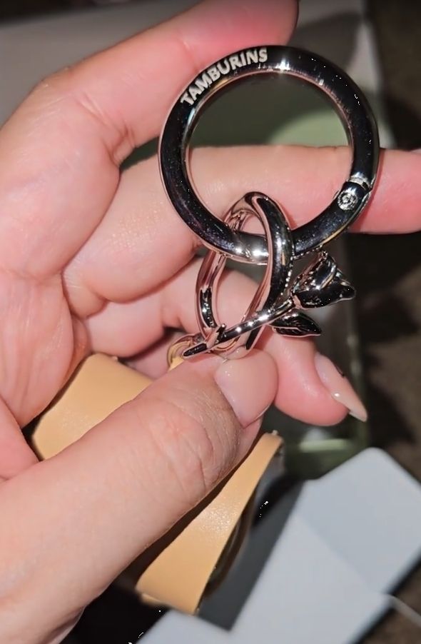 TAMBURINS] Perfume Balm + Leather Wear Case Keyring SET (tamburins