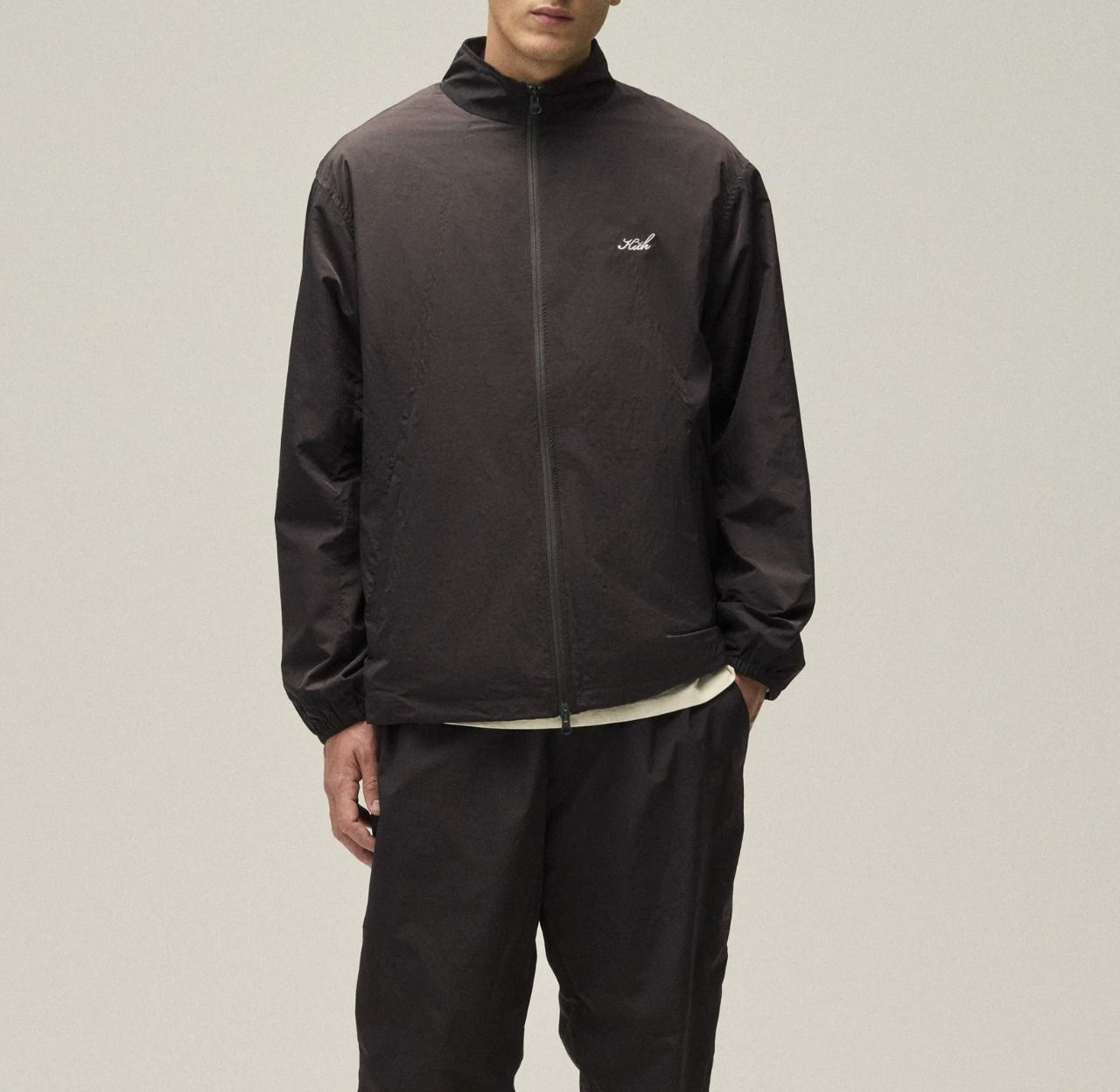 KITH】Kith Wrinkle ナイロン ウィンザー トラックジャケット (KITH