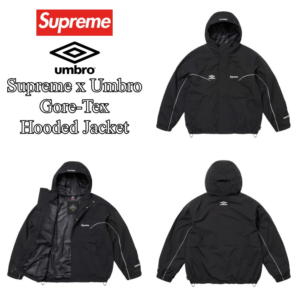 Supreme x Umbro】Gore-Tex Hooded Jacket☆Black☆25SS☆ (Supreme