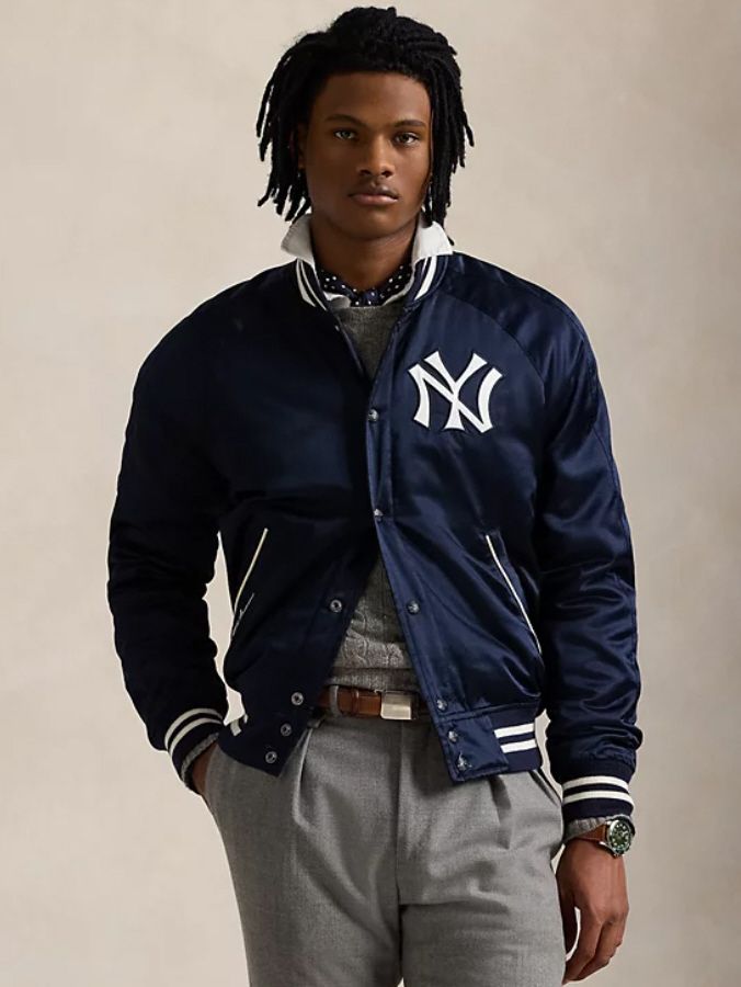 Ralph Lauren x MLB☆ユニセックス ヤンキース サテンジャケット
