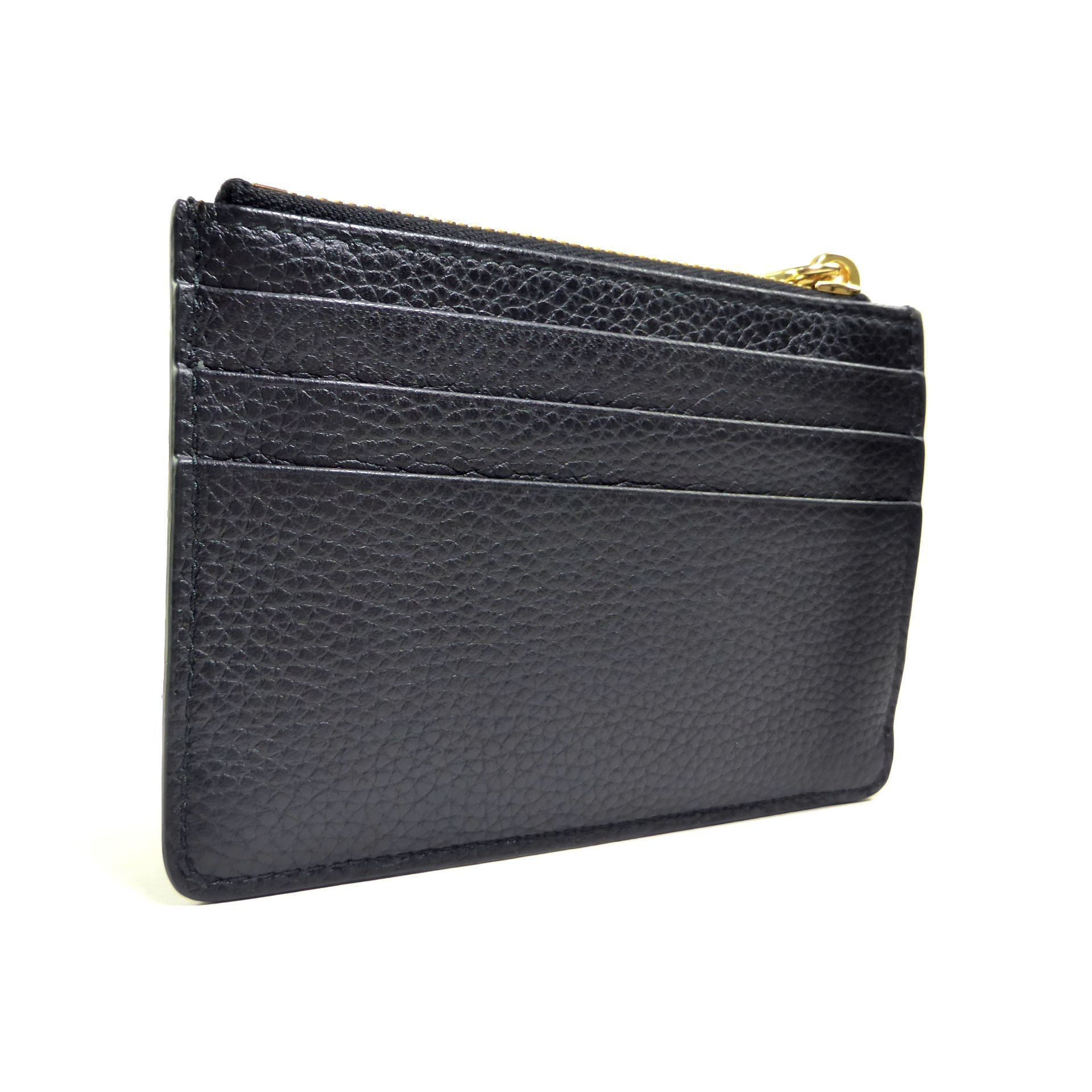 国内即発【MIUMIU】ロゴ レザー カードケース 5MC093 ブラック (MiuMiu