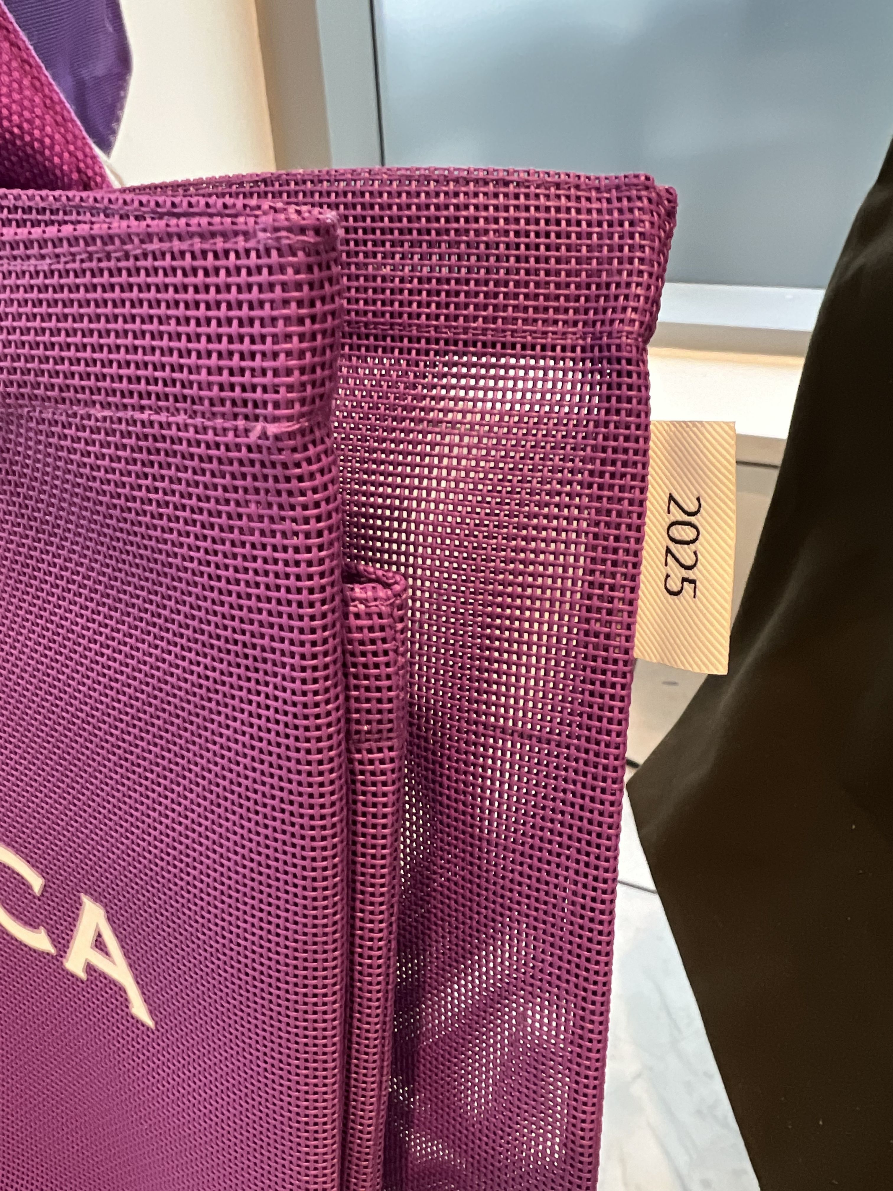 DEAN＆DELUCAハワイ限定 メッシュトート 紫 パープル L (中