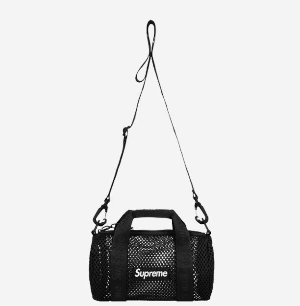 SUPREME】MESH MINI DUFFLE BAG BLACK 25SS (Supreme/トートバッグ