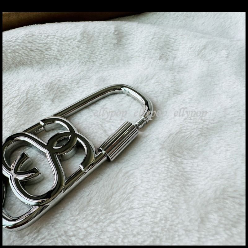 Stussy SS Link Twist Carabiner Brushed Nickel ステューシー (STUSSY