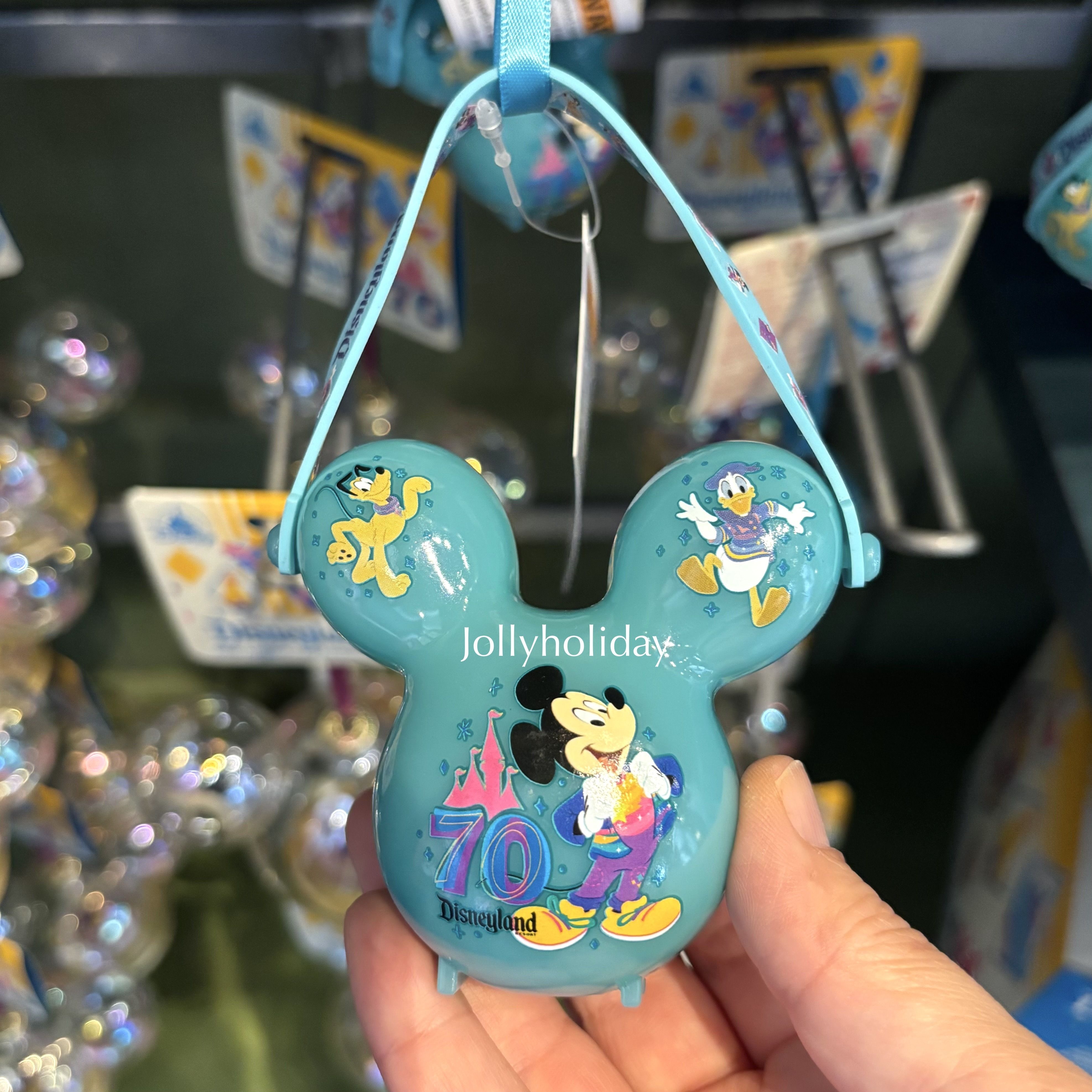 ☆Disneyland限定☆70周年 ポップコーンバケット型オーナメント